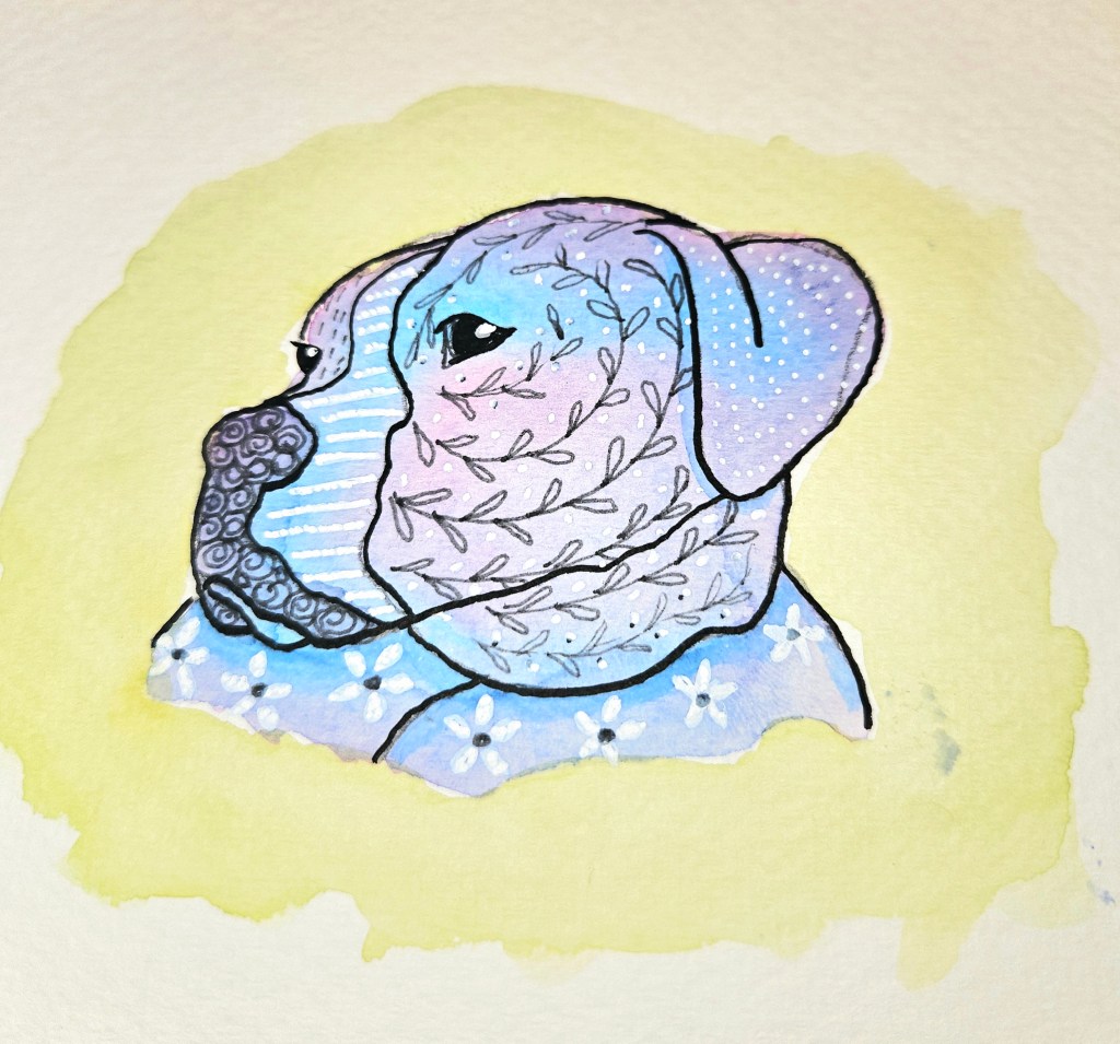 Photo and watercolor painting by Miranda Gargasz